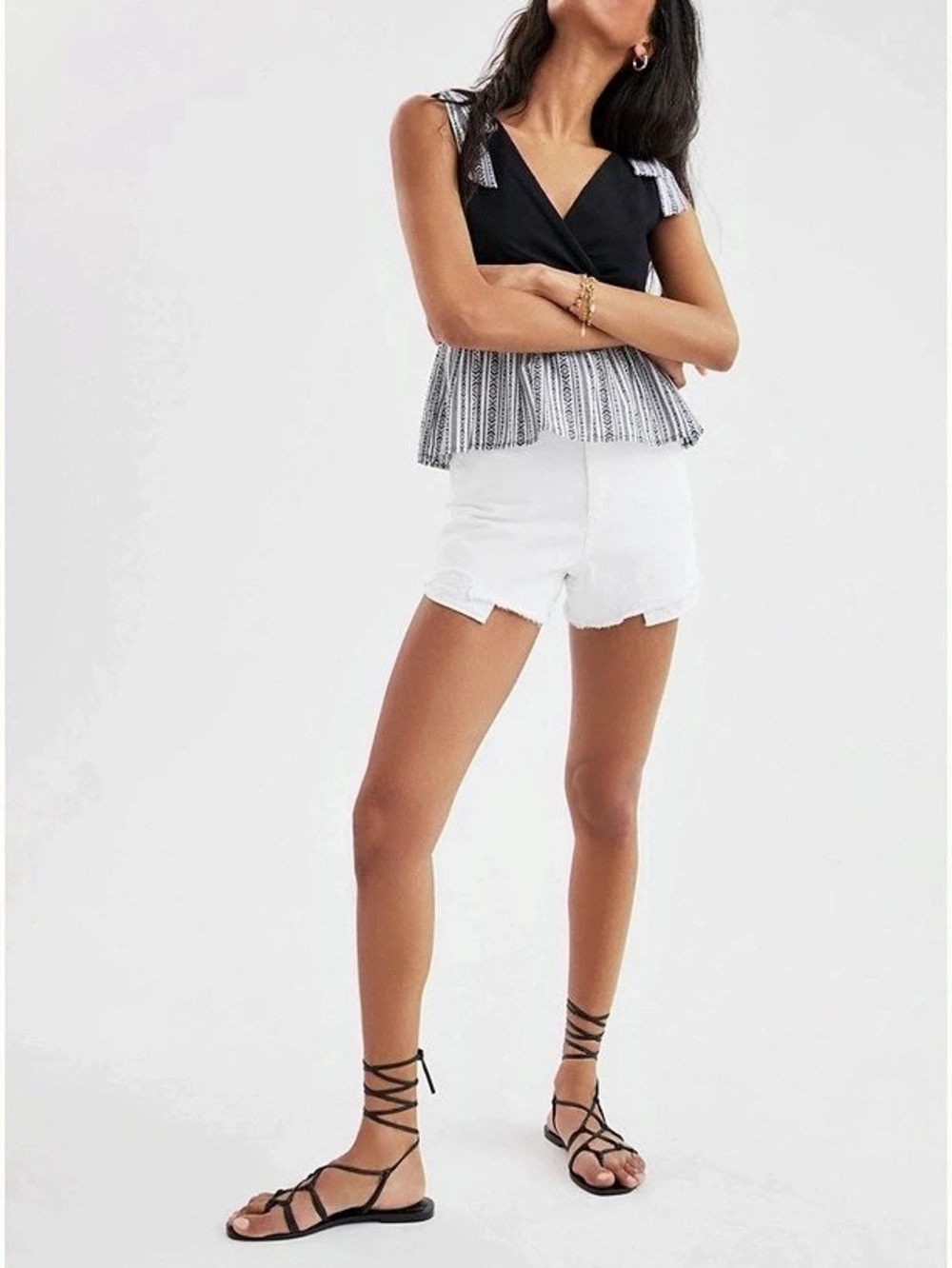 Dolan V-Neck Tie Top Anthropologie